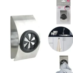 Accroche torchon en inox adhésif
