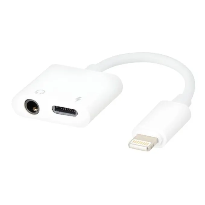 Adaptateur Lightning / USB-C et Jack EDENWOOD Blanc