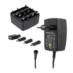 Alimentation EDENWOOD universelle 3 à 12V - 27W USB-C + 20 connecteurs