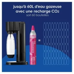 Appareil à soda SODASTREAM GAIA noir