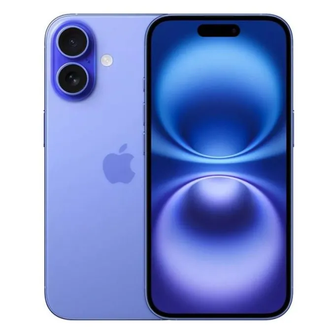 APPLE iPhone 16 128Go Bleu Reconditionné grade Éco