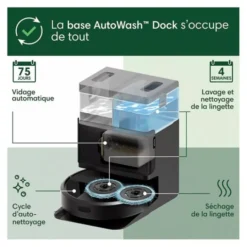 Aspirateur robot laveur IROBOT ROOMBA PLUS 406 COMBO + AUTO WASH DOCK