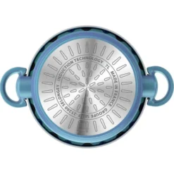 Autocuiseur SEB clipso minut duo 7L bleu