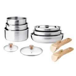 Batterie ARTHUR MARTIN 10 pièces inox