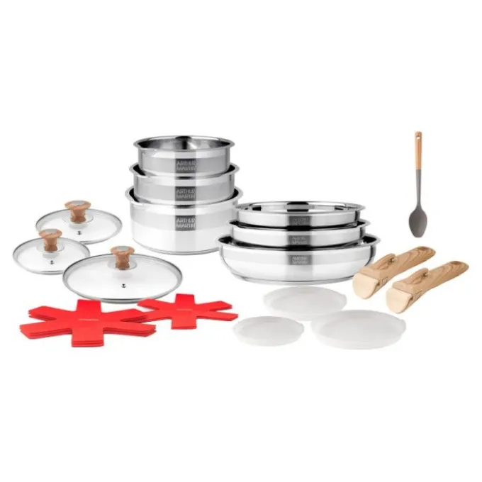 Batterie de cuisine 20 pièces ARTHUR MARTIN