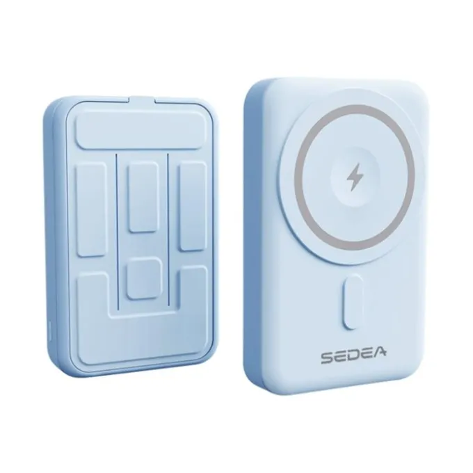 Batterie externe Magsafe SEDEA 10 000 mAh Bleue