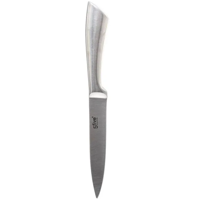 Bloc 5 couteaux + ciseaux inox