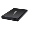 Boitier Disque dur 2,5" USB 3.0 ADVANCE Aluminium Noir Brossé – Plug & Play