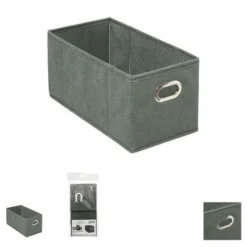 Boîte de rangement pliable kaki 15x31 cm