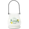 Bougie citronnelle led pot verre