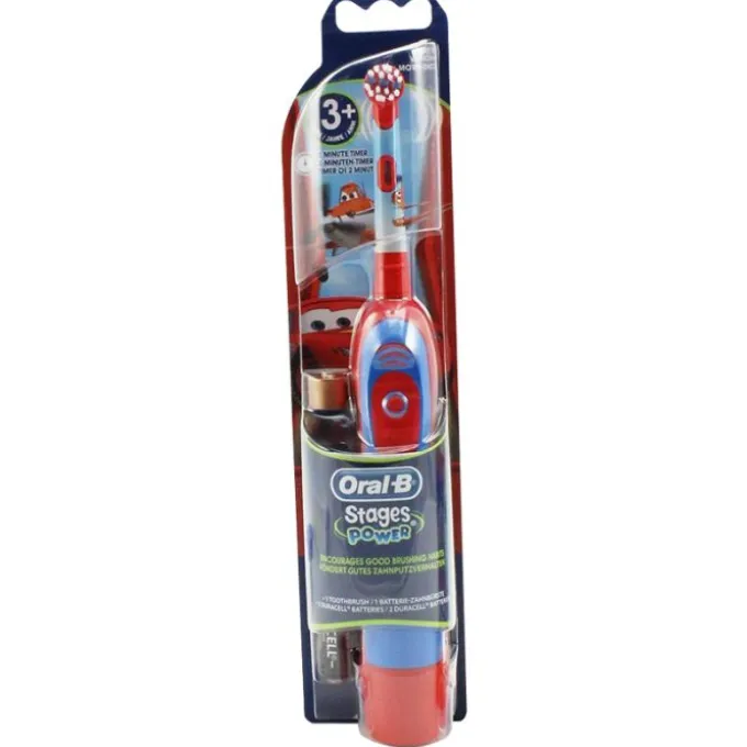 Brosse à dents électrique à piles ORAL-B Stages Power cars ou princesses