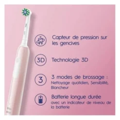 Brosse à dents ORAL-B PRO 1 PINK