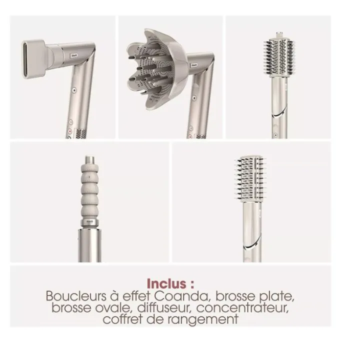 Brosse soufflante SHARK FlexStyle HD446SLEU 5en1
