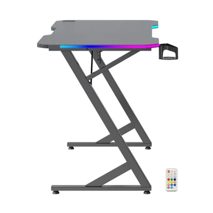 Bureau gaming LED EDENWOOD BG120 Noir