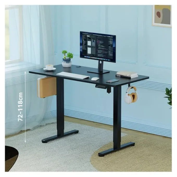 Bureau gaming motorisé EDENWOOD BB120 Noir