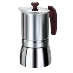 Cafetière italienne inox 6 tasses tous feux dont induction