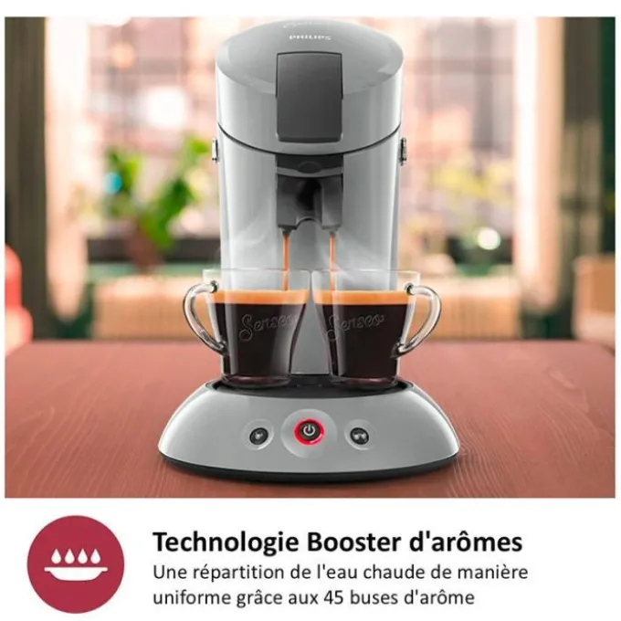 Cafetière Senseo PHILIPS HD6553/71 grise