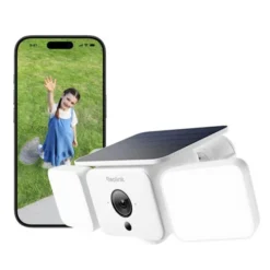 Caméra de sécurité extérieure REOLINK FLOODLIGHT F310B avec panneau solaire