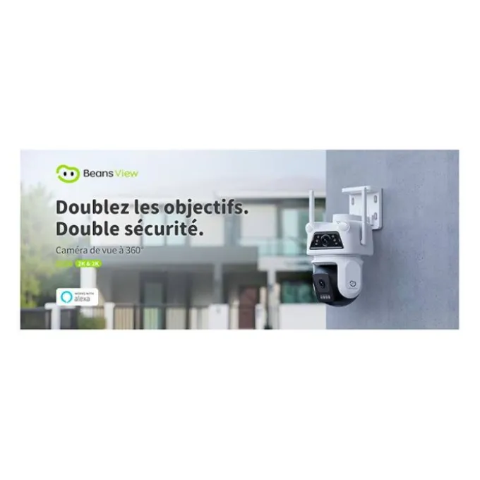 Caméra de surveillance BEANS VIEW D320 Dual 2 K Blanche