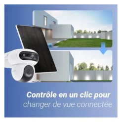 Caméra de Surveillance sur batterie EZVIZ HB90 4MP 2K+ avec Panneau Solaire