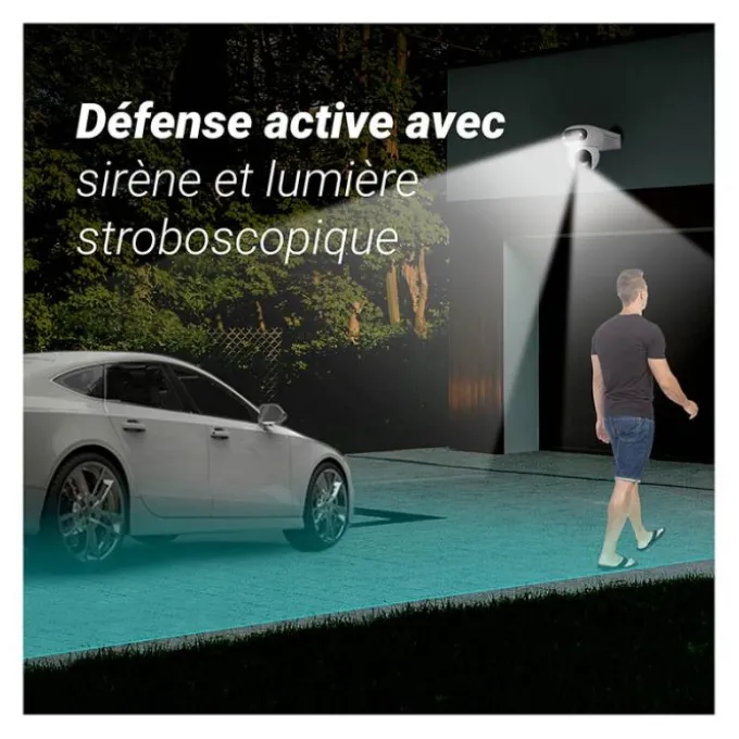 Caméra de Surveillance sur batterie EZVIZ HB90 4MP 2K+ avec Panneau Solaire