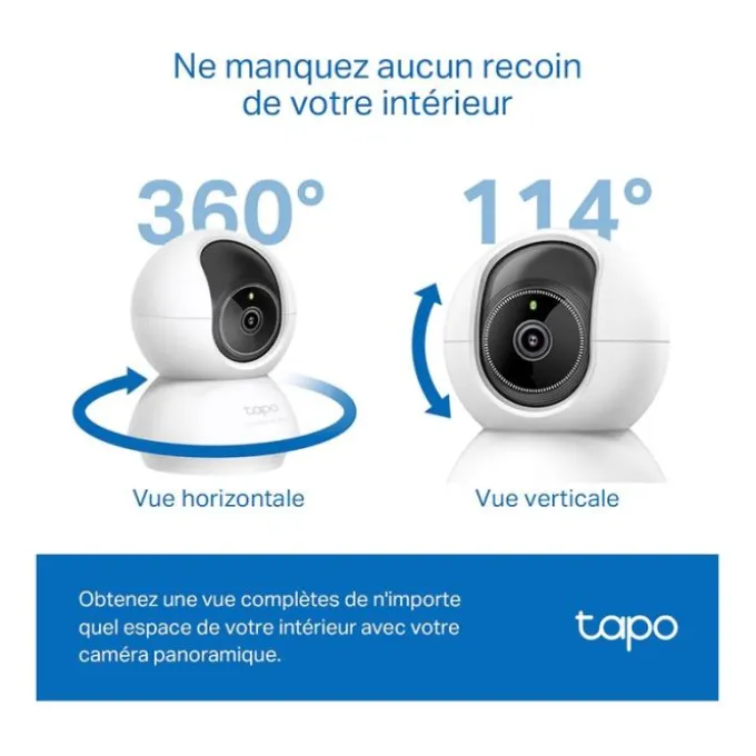Caméra de surveillance TAPO C230 3K 5 MP Intérieure motorisée
