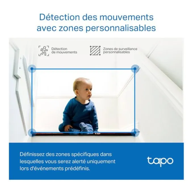Caméra de surveillance TAPO C230 3K 5 MP Intérieure motorisée