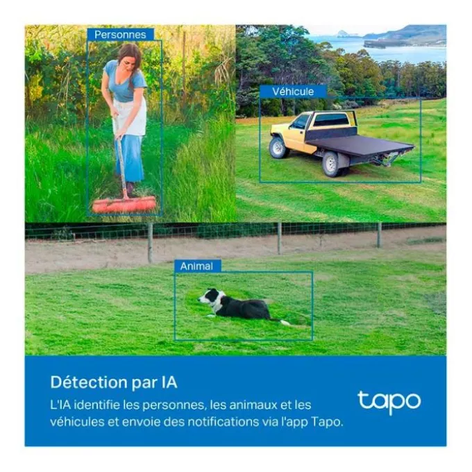 Caméra de surveillance TAPO 4G motorisée 1080p