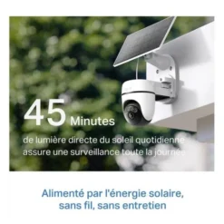 Caméra de surveillance TAPO TC90 + Panneau solaire