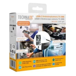 Caméra endoscopique TECHNAXX USB-C TX-386