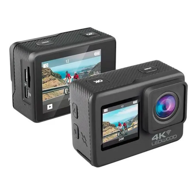 Caméra Sport LEDWOOD 4K Wifi double écran