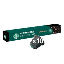 Capsules STARBUCKS Ristretto Shot X10 pour machine NESPRESSO