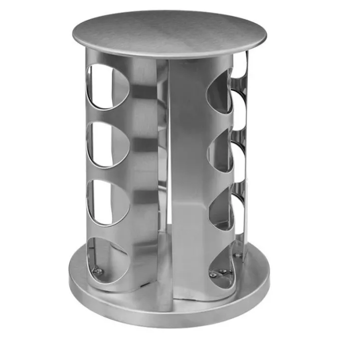 Carrousel rotatif à épices 16 pots en verre