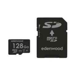 Carte Mémoire micro SD 128 Go EDENWOOD + Adaptateur – Stockage Haute Capacité à Petit Prix