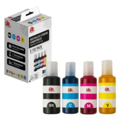 Cartouche compatible UPprint Epson EcoTank 102 - Pack de 4 - magenta, cyan, noir, jaune