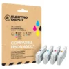 Cartouche d'encre ELECTRO DEPOT compatible EPSON E 604 XL noir et couleurs - Ananas