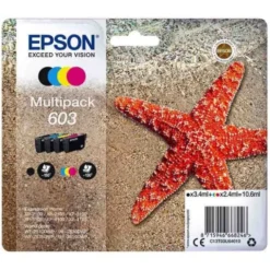 Cartouche d'encre MultiPack EPSON T603 Etoile de mer 4 couleurs