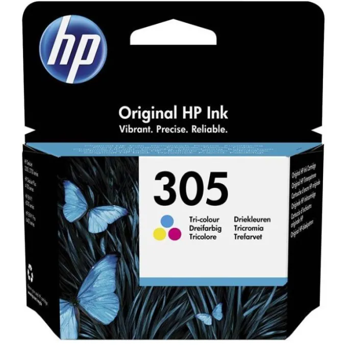 Cartouche d’encre trois couleurs HP 305 authentique