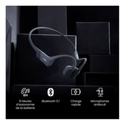 Casque Bluetooth à conduction osseuse SHOKZ OPENRUN Noir