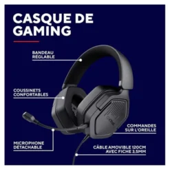 Casque gaming TRUST CARUS filaire GXT492 multiplateforme
