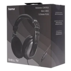 Casque TV HAMA filaire Shell NOIR
