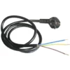Câble d'alimentation électrique 3 x 1,5 mm2 avec fiche secteur intégrée ÉLECTRO DÉPÔT
