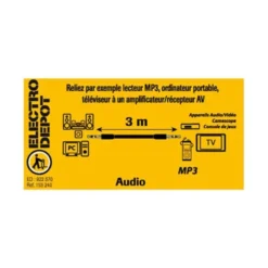 Câble EDENWOOD JACK 3,5 MM / 3 M