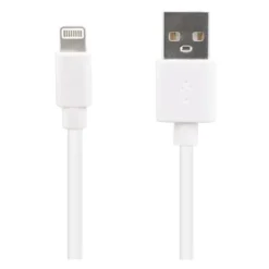 Câble Lightning / USB HIGH ONE 1M Blanc