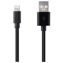 Câble Lightning / USB HIGH ONE 1M Noir