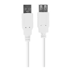 Câble USB femelle EDENWOOD vers USB mâle blanc 2m