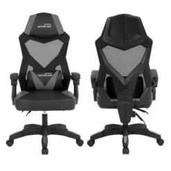 Chaise gaming AMSTRAD 309 Noir et gris