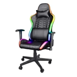 Chaise gaming TRUST GAMING Rizza LED Noir