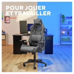 Chaise gaming TRUST GAMING Ruya Fabric Gris