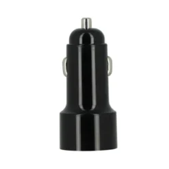 Chargeur allume cigare 2 ports USB HIGH ONE 12W Noir